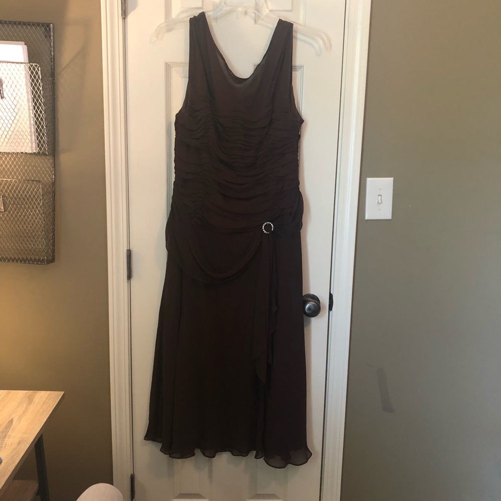 Beautiful chocolate brown cocktail dress
